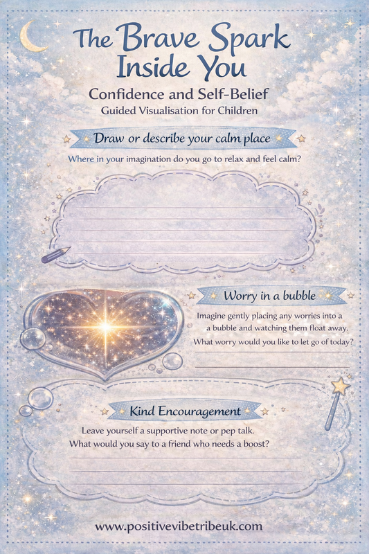 The Brave Spark inside you 💫 Confidence & Self-belief guided Visualisation for Children age 6-12yrs + FREE Activity sheet
