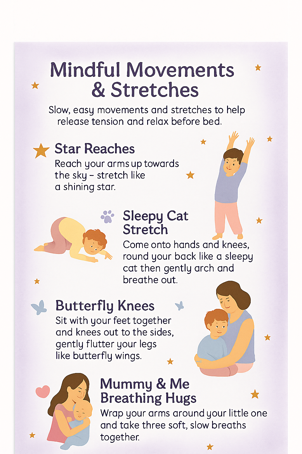 The Sleepy Star Path✨               10-Minute Bedtime Guided Audio Experience for Kids (Ages 1–11) + Free Printable activity sheet ✏️