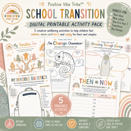 🎒 School Transition Activity Pack Digital|Printable 💫