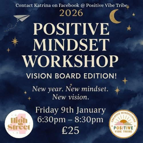 Positive Mindset Workshop- Vision Board edition 💫