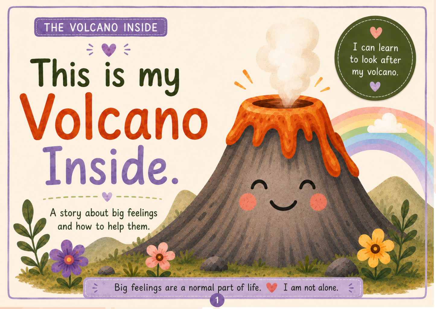 🌋 The Volcano Inside™ Emotional Wellbeing Reading Pack