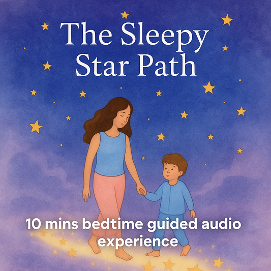 The Sleepy Star Path✨               10-Minute Bedtime Guided Audio Experience for Kids (Ages 1–11) + Free Printable activity sheet ✏️