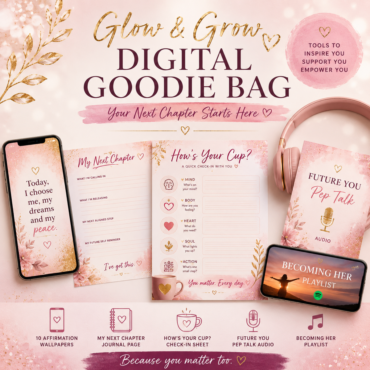 Becoming Her™ | 20 Minute Guided Audio Experience + Digital Bonus Pack 💫