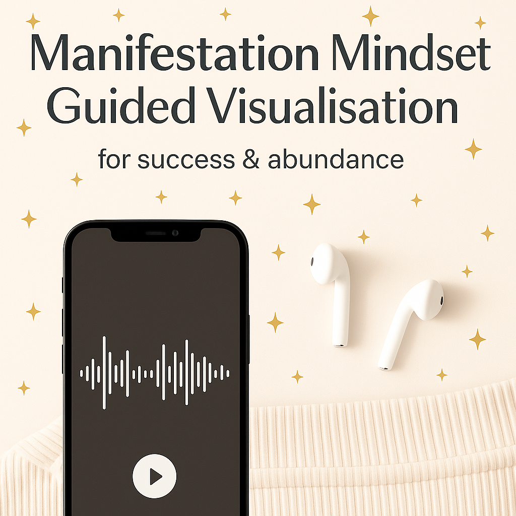 Manifestation Mindset Guided Visualisation for success & abundance + Free Printable Manifestation journal page