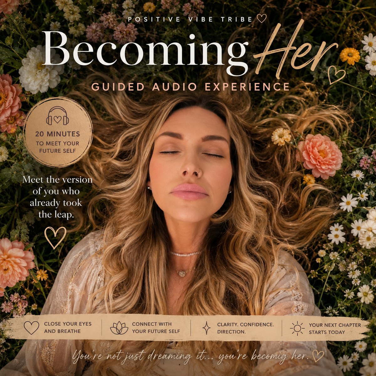 Becoming Her™ | 20 Minute Guided Audio Experience + Digital Bonus Pack 💫